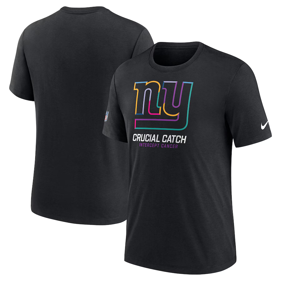 Men New York Giants 2024 Nike NFL black T shirts 2->nfl t-shirts->Sports Accessory